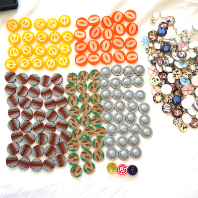 Large lot Lord of the Rings LCG  compatible Tokens plastic