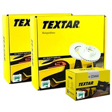 TEXTAR EV Bremsscheiben 320mm + Beläge Vorne für TESLA MODEL 3 Electric 01.17-