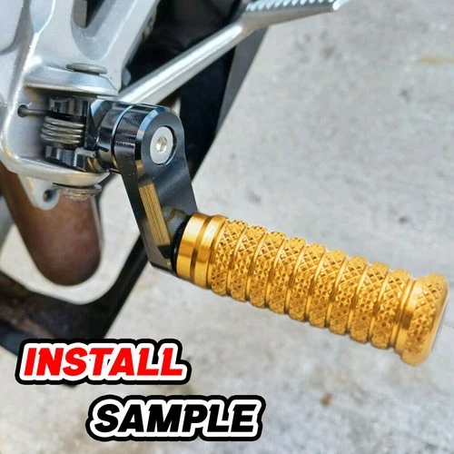 Gold POLE 40mm Lowering Front Foot Pegs For DUCATI Hypermotard 950 /SP 19