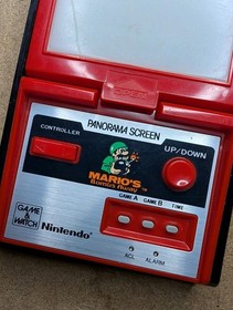 Nintendo Game & Watch Panorama Screen Mario's Bombs Away TB-94 19