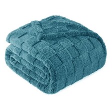 Exclusivo Mezcla Twin Size Flannel Fleece Blanket, Super Soft and Warm