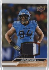 2024 Upper Deck CFL Game Patch 30/35 Jake Ceresna #14 Patch 1fo7