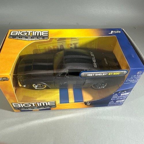 Jada Toys Big Time Muscle 1967 Shelby Mustang GT-500 Silber Neu Factory Sealed - Bild 2 von 5