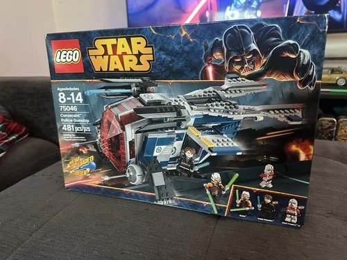 LEGO Star Wars The Clone Wars 75046 Coruscant Police Gunship NEW