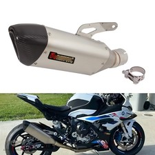 S1000R Exhaust Muffler Pipe Carbon Tip For BMW S1000RR 2019-2026 Slip On End Can