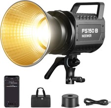 NEEWER FS150B LED Video Light 2.4G/APP Control,130W Bi Color COB Bowens Mount