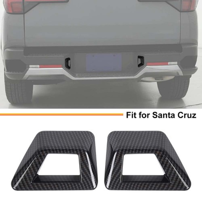 #ad Carbon Fiber Rear Fog Light Lamp Cover Accessories For Hyundai Santa Cruz 2022 $32.99