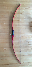 Arco Longbow rosso Flagella Dei 40 lbs - 67"