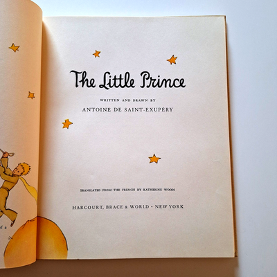 THE LITTLE PRINCE Antoine de Saint-Exupery Harcourt Brace World