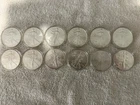 U.S. Mint American Silver Eagle 12 Coins 1 oz .999 Silver 2000-2011 encapsulated