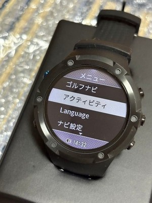 Near Mint ShotNavi Evolve PRO BSS GPS GolfNavi Watch Black Large