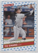 2020 Panini Donruss Retro 1986 Variations Baby Shark Yu Chang (Grey Jersey) 0o2b
