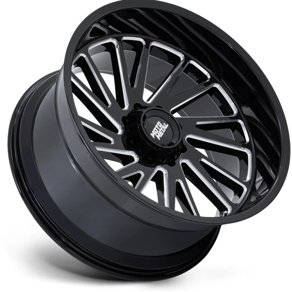 Moto Metal MO811 Combat 22x10 8x6.5" -18mm Black/Milled Wheel Rim 22" Inch - Image 2 of 4