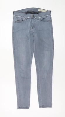 Diesel Damen Jeans Grau Ankle Skinny Größe 27 Slim Fit