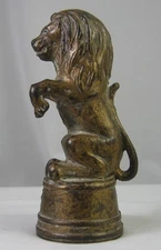 Circus Lion on Drum or Pedestal - A C WILLIAMS Still Bank - Antique