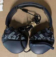 Turtle Beach Ear Force Recon 70P Wired Headset Boom Mic Blue Camo Tested Working