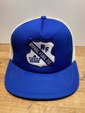 Vintage Royal Fuel Company SnapBack Hat/Cardinal/ Blue And White/Mining