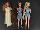 Vintage 80’s/90’s Barbie Doll Collection Lot of 3  Long Hair Brown Blonde Auburn