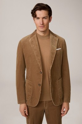 Windsor Men's Giro Modular Corduroy Sport Coat, Beige/Brown, 40US/50EU