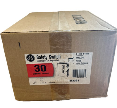#ad #ad GE TH3361 MODEL 10 30A 30 AMP FUSIBLE SAFETY DISCONNECT SWITCH 600VAC 250VDC $29.99