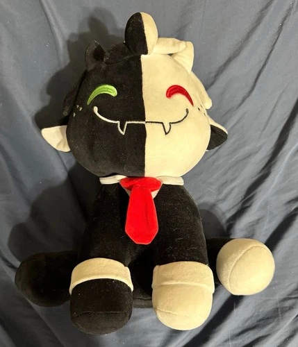 YouTooz Ranboo Sit Plush Stuffed Toy Character Black White Red Tie