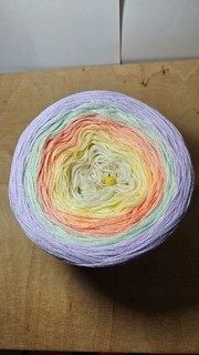 Bobbel Farbverlaufsgarn/Wolle/Lace 3 fädig 1000m/200g bunte Farben unbenutzt