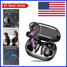 Wireless Earbuds Bluetooth 5.4 50H Playtime Sport Earhooks ENC Noise Cancelling
