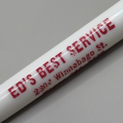 VTG Ballpoint Pen ED'S BEST SERVICE Madison Wisconsin WI Gas Station