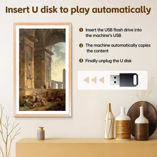 32in Smart Digital Frame Touchscreen Touchscreen Wi-Fi Photo Frame