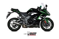 Mivv MK3 Auspuff EndschalldäMpfer Edelstahl FüR Kawasaki Ninja 1000 SX 2023 2024