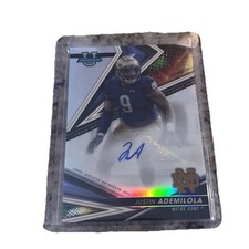 2022-23 Bowman's Best University of Refractor Justin Ademilola #BA-JUA Auto