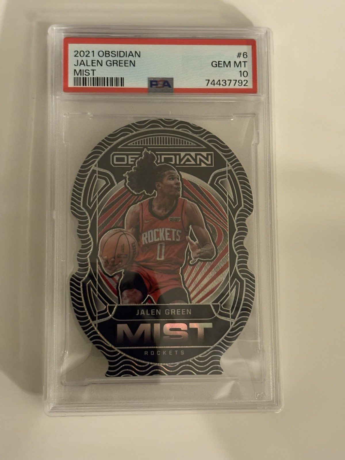 2021-22 Panini Obsidian Jalen Green Mist #6 PSA 10 Insert