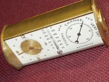 LE COULTRE SVEGLIA STAZIONE METEO 8 GIORNI SCRIVANIA PRESTIGIOSO OROLOGIO UNICO ORIGINALE