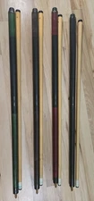 Players X Jointed Pool Cues Set of 4 18 19 20 21oz - 58in Long