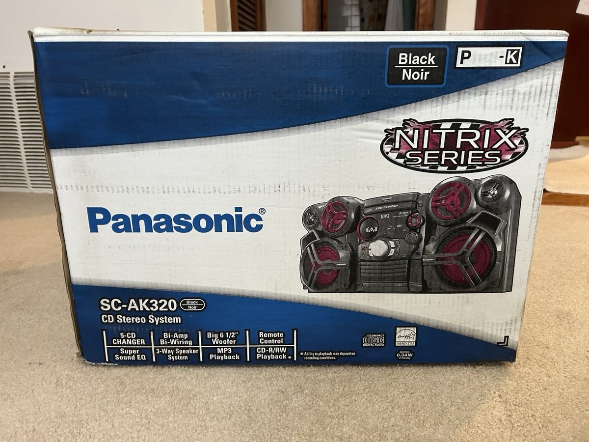 Panasonic SC-AK320 CD Stereo System - NEW Old Stock - Never Used