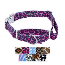 Country Brook Petz Martingale Dog Collar/Premium Buckle-Animal Prints Collection