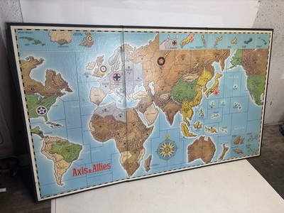 VINTAGE 1984 Axis & Allies Board Game Replacement Board (Board Only) Excellent!