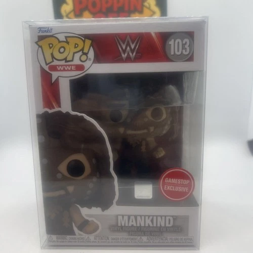 *Vaulted* WWE: Mankind Mick Foley #103 Funko Pop!GameStop Exclusive w/Protector