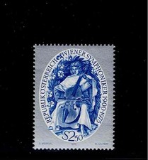 Austria Scott #1025, Single 1975 Complete FVF MNH