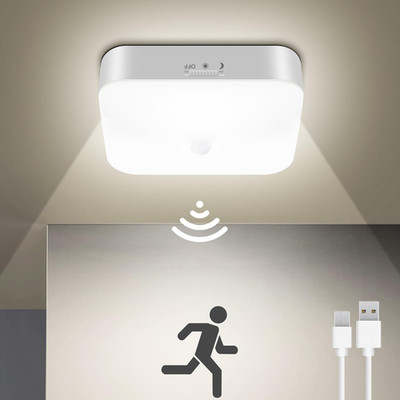Versatile Rechargeable Motion Sensor LED Light   Ideal for Closet, Garage & More