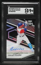 2020 Panini Elite Extra Edition Signatures Yoelqui Cespedes SGC 9 MINT Auto 8yo
