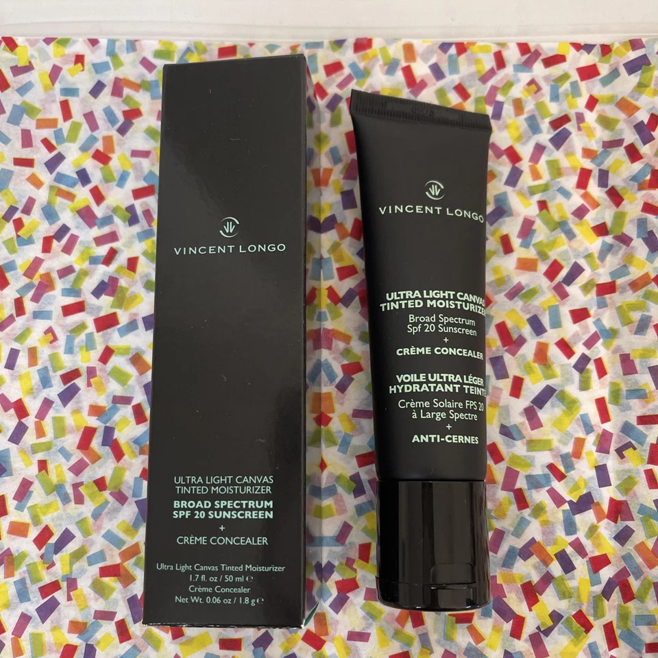 Vincent Longo Ultra Light Canvas Tinted Moisturizer+Concealer Shade #4 & Brush - Image 2 of 4