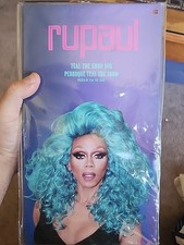 Rupaul Teal The Show Wig Cosplay Drag Halloween Costume Dress Up Hair
