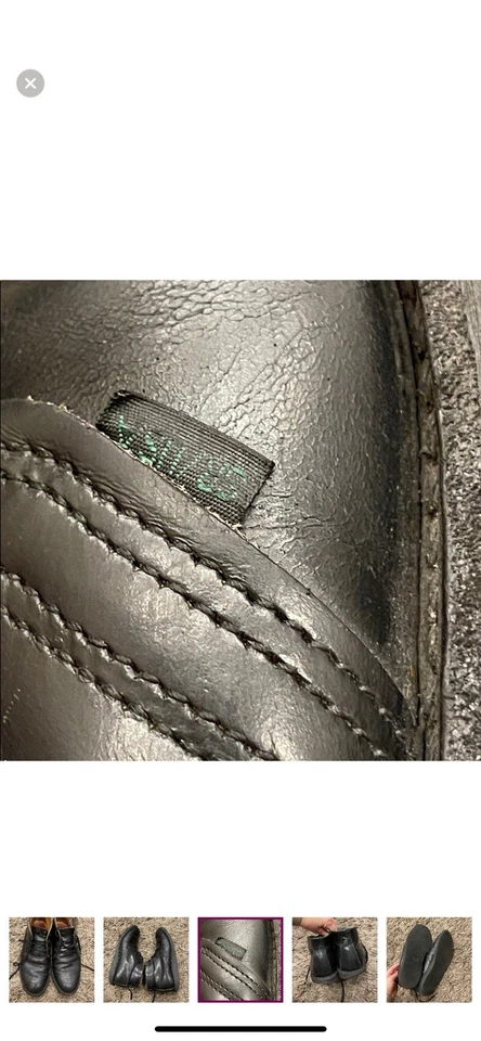 Vintage 1980s 1990s Men’s Red Wing Postman Chukka Boots Black 7 D 9196 - Bild 3 von 4