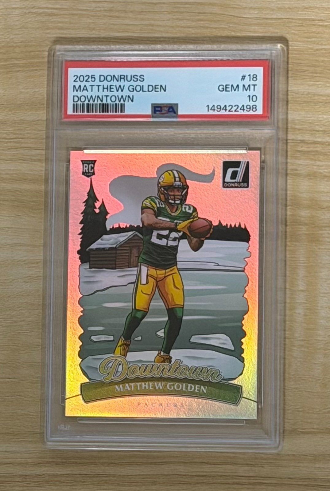 Matthew Golden Panini Donruss Downtown #18 Base