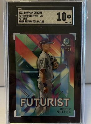 2021 Bowman - Futurist Bobby Witt Jr. #FUT-BW Aqua Refractor /125 (RC)