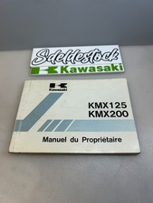 manuel propriétaire Français kawasaki 99947-1179-05 kmx 125 a8 b8 kmx 200 a5
