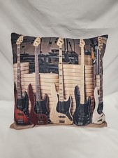 Music Pillow 18x18 Guitar