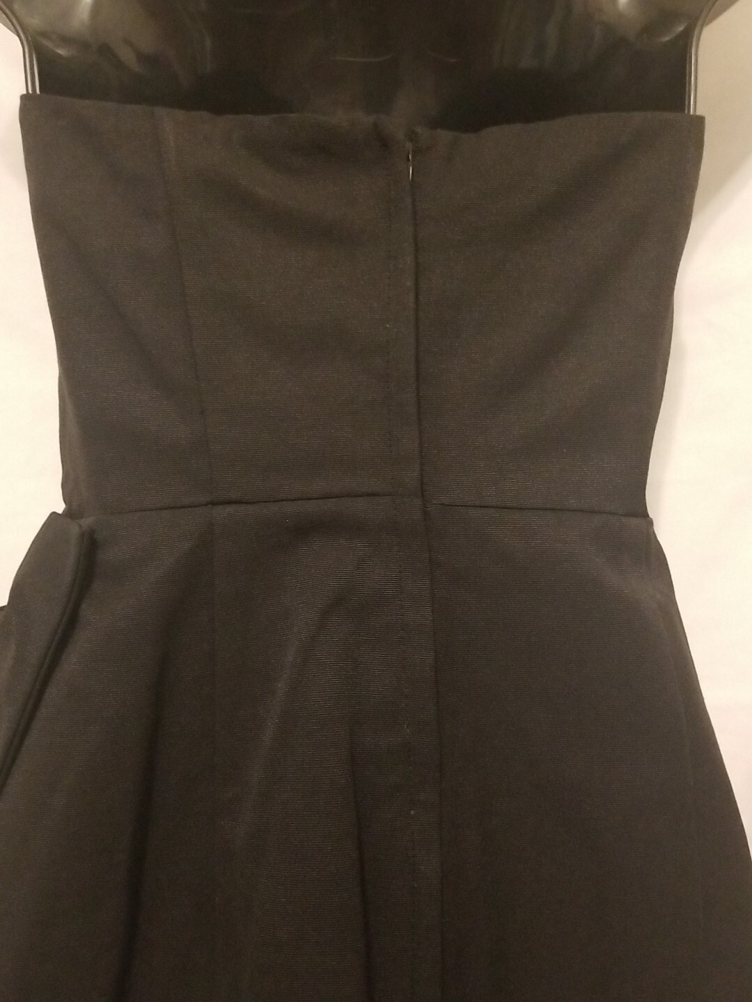 HM Strapless Black Cocktail Party Dress Women Sz 8 Knee Length Zip Up thumbnail 7