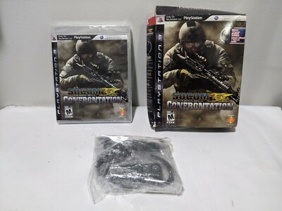 Socom Confrontation Sony PS3 Rare w/ Headset NOT FOR RESALE *READ Description*